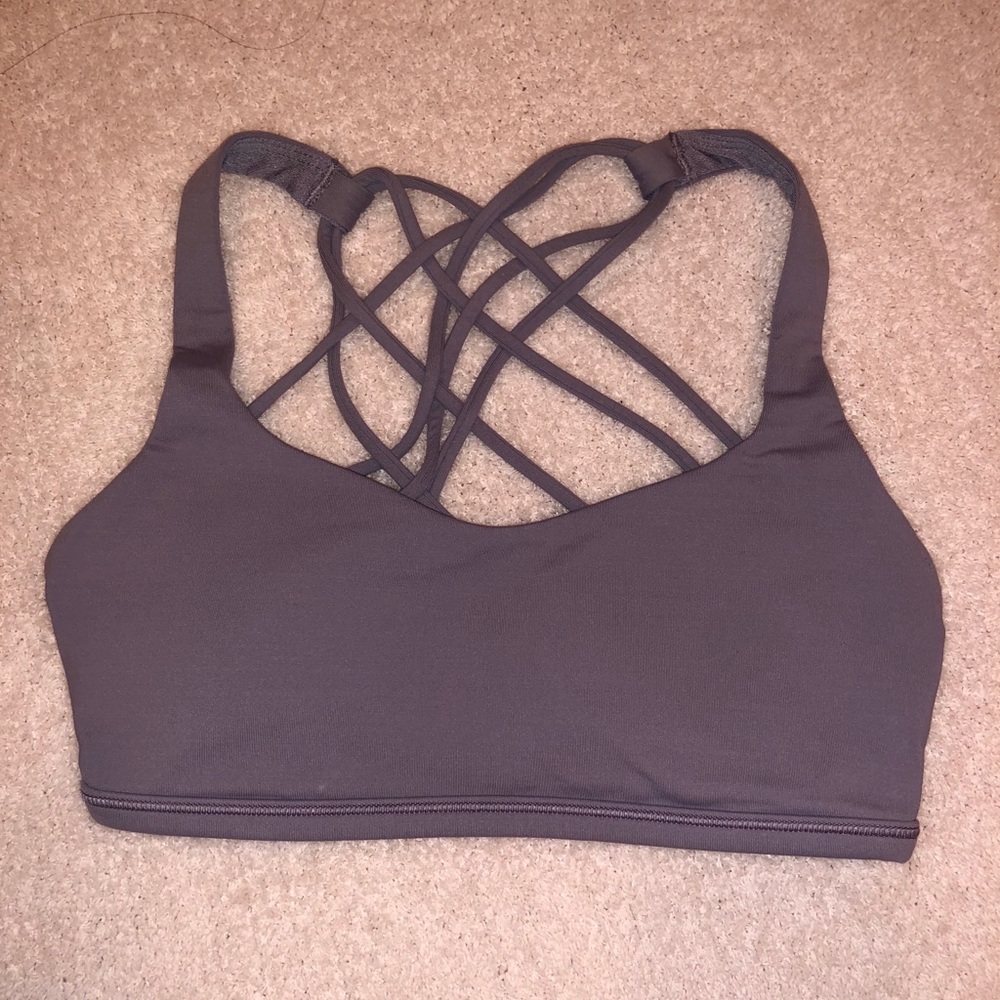 lululemon purple free to be wild sports bra